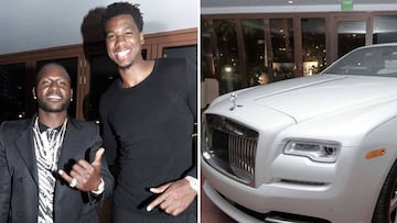 Antonio Brown invitó a un Rolls-Royce a su cumpleaños