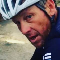 Lance Armstrong rueda a ritmo de profesional con Craddock