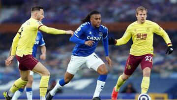 Partido de Premier League entre Everton y Burnley