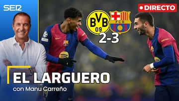 El Larguero, en directo: el Barça vence en Dortmund y el Atlético sigue en racha