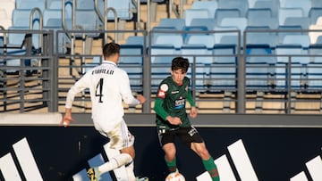 Una imagen del Castilla - Racing.