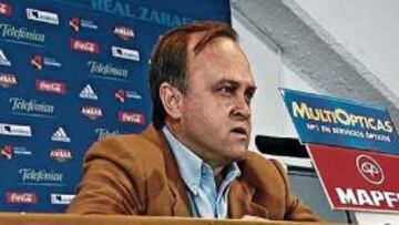 <b>ZARAGOCISTA. </b>Miguel Pardeza explicó que no se ve ni en otra ciudad ni en otro club.