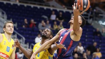 Wade Baldwin, base-escolta del Baskonia, frente al Alba Berl&iacute;n.