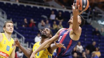 Wade Baldwin, base-escolta del Baskonia, frente al Alba Berlín.