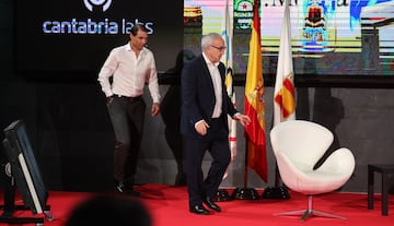 Rafa Nadal y Alejandro Blanco, presidente del COE.