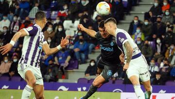 VALLADOLID, 12/02/2022. PHOTOGENIC. PARTIDO DE LIGA SMARTBANK ENTRE EL REAL VALLADOLID Y EL GIRONA. GOL DEL GIRONA