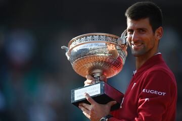Djokovic consiguió su primer título de Roland Garros en 2016. El único que se le resistía de los grand slams.