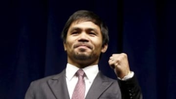 Pacquiao en la presentación de su candidatura