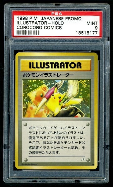 carta pikachu illustrator