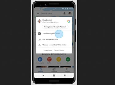 Novedades Google Maps: el Modo Incógnito