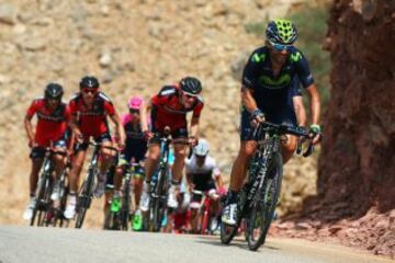 Última etapa de 133.5 km entre Oman Air y Matrah Corniche con victoria final del ciclista español Rafael Valls. En la imagen, Alejandro Valverde. 