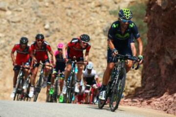 ?ltima etapa de 133.5 km entre Oman Air y Matrah Corniche con victoria final del ciclista espa?ol Rafael Valls. En la imagen, Alejandro Valverde.