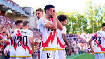 Kike Pérez, jugador del Real Valladolid cedido en el Rayo, marcó al Villarreal.