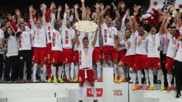 Salzburgo repitió su título como campeón de la liga de Austria.