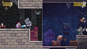 Comparativa del estilo visual utilizado en Rogue Legacy y Rogue Legacy 2