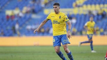 Cristian Rivera con Las Palmas