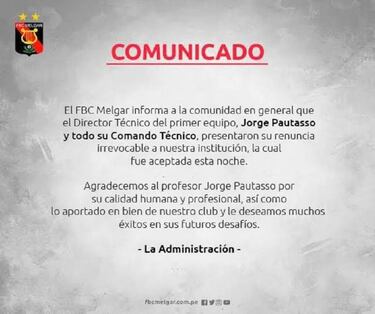 Renunció Jorge Pautasso