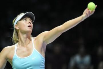 4. Maria Sharapova con 5.011 puntos. 