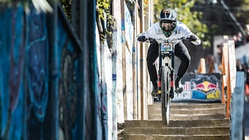 Lucas Borba performs during Red Bull Valparaiso Cerro Abajo in Valparaiso, Chile on March 3, 2024.