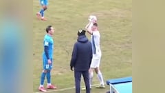 El saque de banda más viral en Rusia con los dos rivales cara a cara