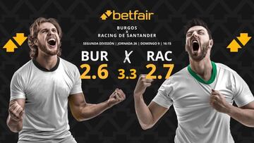 Burgos CF vs. Racing de Santander: horario, dónde ver, pronósticos y clasificación