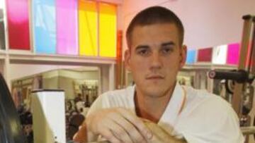 Caner-Medley, en el gimnasio.