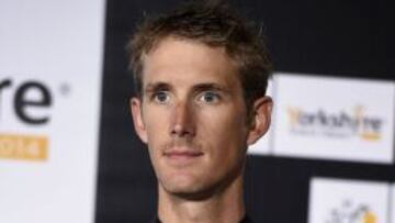 Andy Schleck, durante la presentaci&oacute;n del Tour.