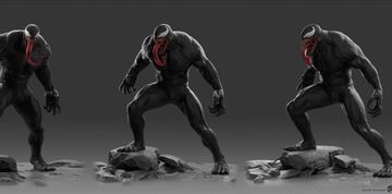 El Venom más terrorífico en nuevos artes conceptuales