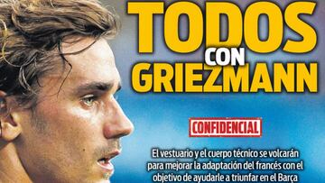 Sport: el vestuario se va a volcar con Griezmann