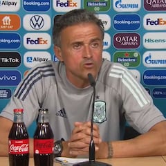 Luis Enrique responde con esta frase de Rafa Nadal a una pregunta sobre Unai Simón