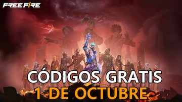 free fire codigos gratis 1 octubre