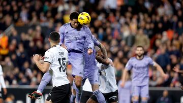 02/03/24 PARTIDO PRIMERA DIVISION 
VALENCIA - REAL MADRID 
POLEMICA GOL ULTIMO MINUTO JUDE BELLINGHAM  ANULADO 