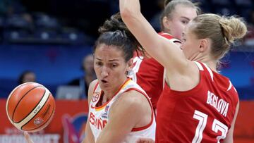 Laia Palau, durante el partido