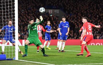 Saúl anotó el 0-1.