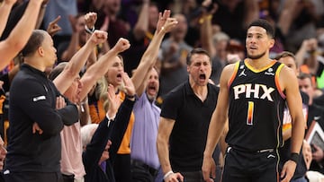 The Phoenix Suns evened up the series at 1-1 after a Game 2 win over the Los Angeles Clippers as Devin Booker scored 25 of his 38 points in the final half.