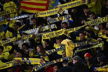 Aficionados del Villarreal.