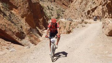 Iñaki de Miguel, durante la Titan Desert que se disputó en Marruecos