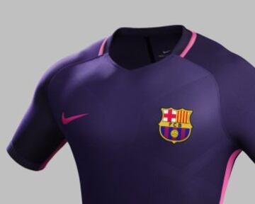 Purple reign for Barça as new 2016/17 away shirt is unveiled