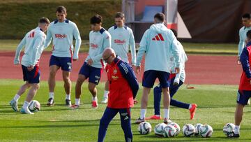 Sigue en directo el entrenamiento de la selección española previo al choque frente a Serbia