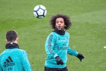 El Madrid entrena con todo esperando al Girona