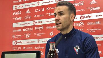 Álex López, en rueda de prensa.