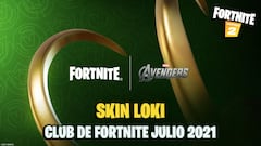 Loki será el skin del Club de Fortnite de julio 2021; todo lo que sabemos