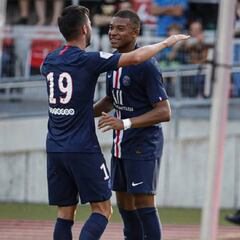 Sarabia se estrena como goleador en el primer tropiezo del PSG en pretemporada