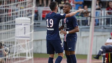 Sarabia se estrena como goleador en el primer tropiezo del PSG en pretemporada