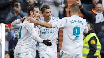 Bale, Benzema y Cristiano, la BBC del Real Madrid