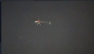 El helicóptero que alteró el entrenamiento de la Selección