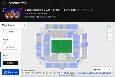 Entradas para final de Copa América en Miami alcanzan hasta los 3000 dólares