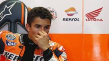 Mala suerte para Márquez en Australia, un año más.