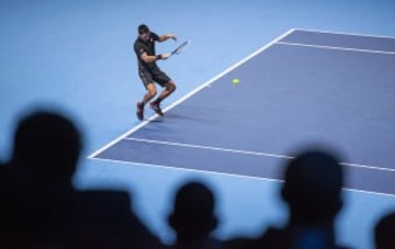 Novak Djokovic tuvo algunos problemas para superar a Nishikori.