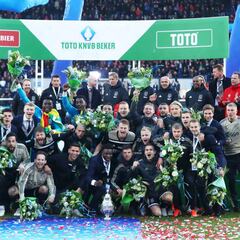 El Ajax persigue el sueño del triplete tras celebrar la Copa